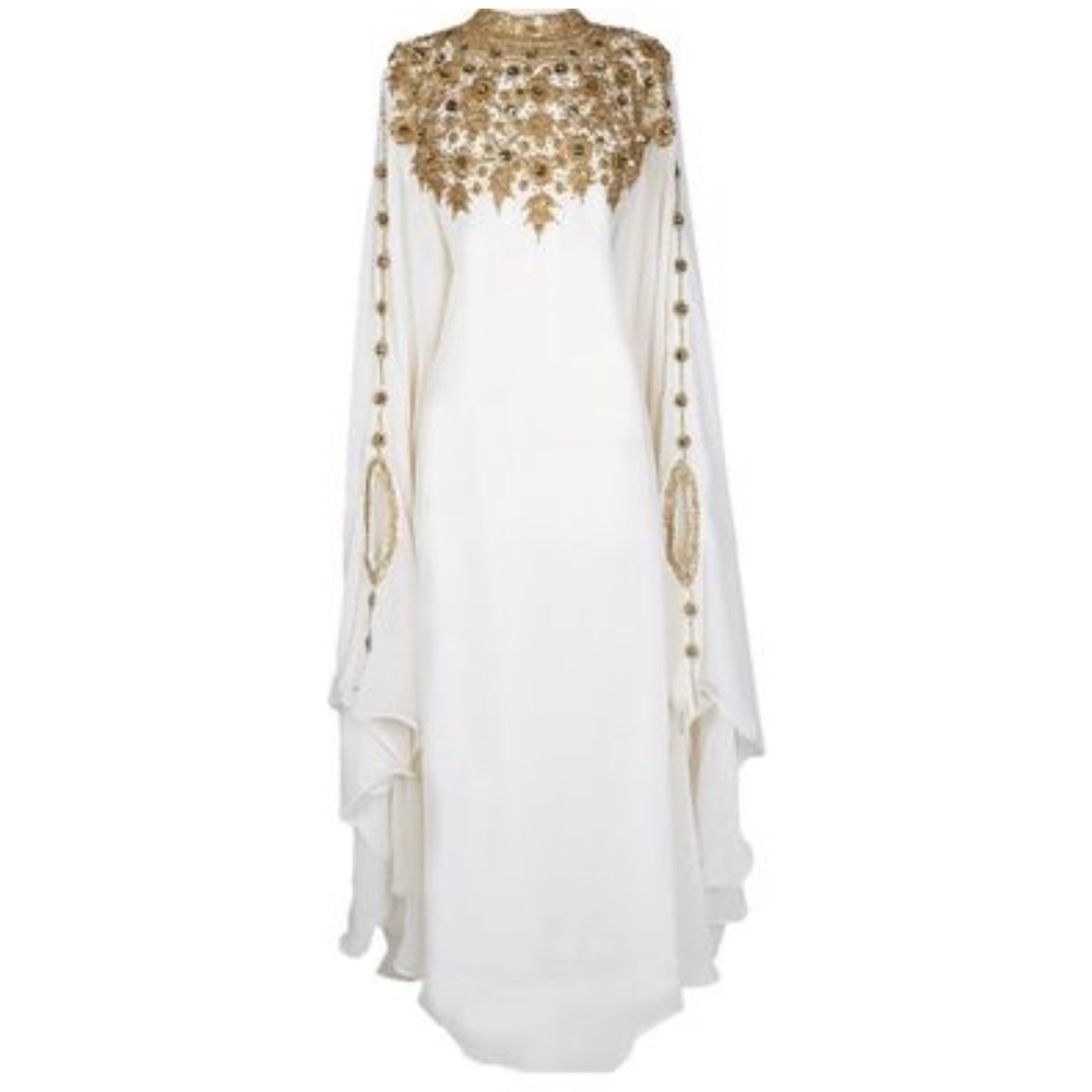 Muslim white dress